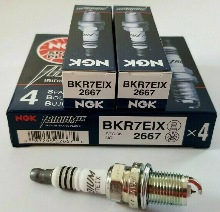 NGK Iridium Spark Plugs BKR7EIX